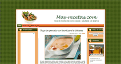 Desktop Screenshot of mas-recetas.com